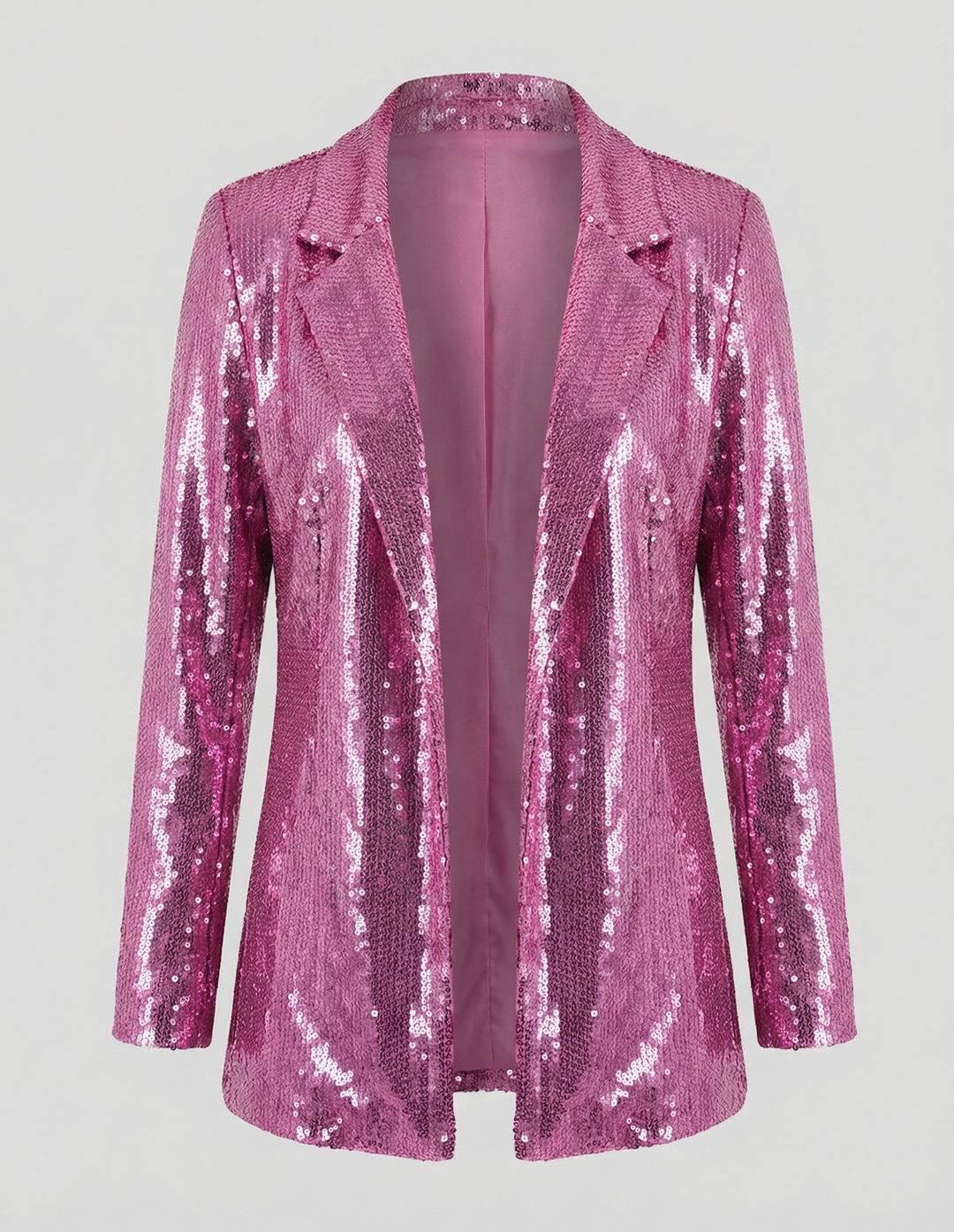 Glamouröser Pailletten Revers Blazer