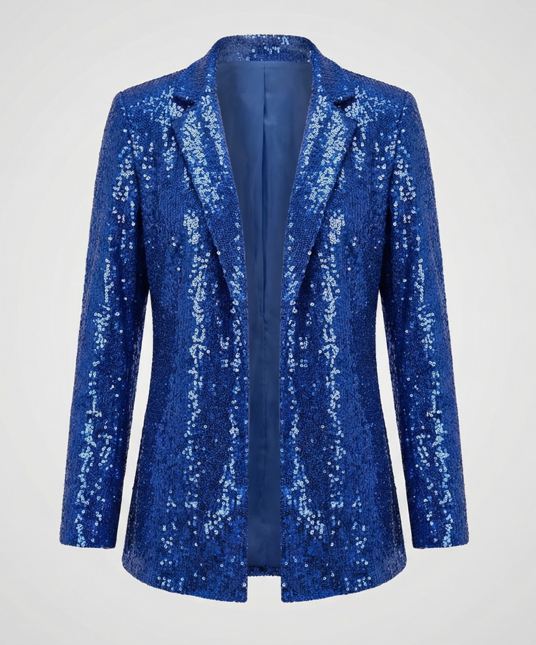 Glamouröser Pailletten Revers Blazer