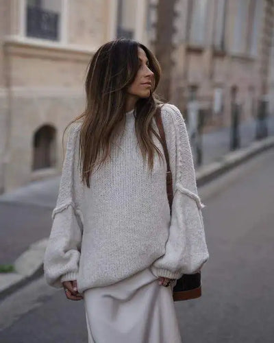 Nord Taschen - Flauschiger Oversize Strickpullover