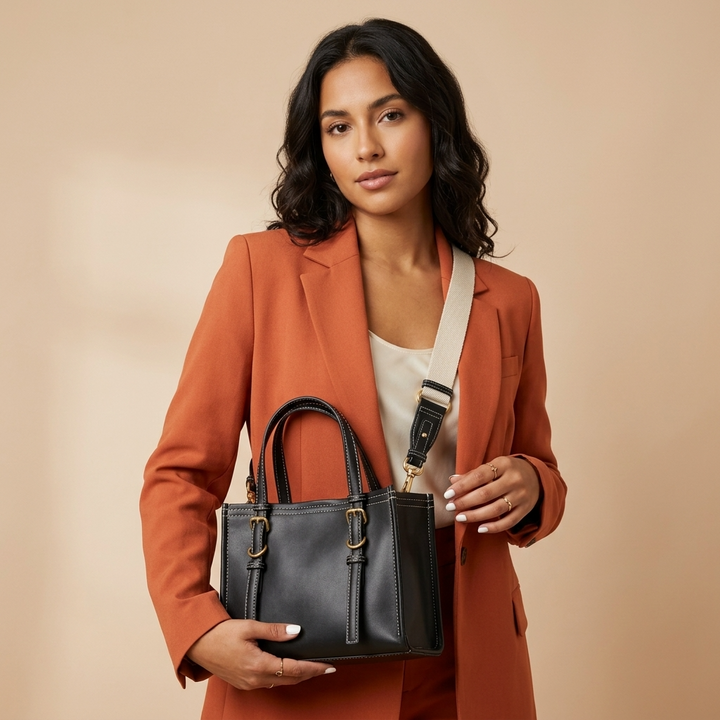 Nord Taschen | Damen Kleine Leder Top Handle Handtasche