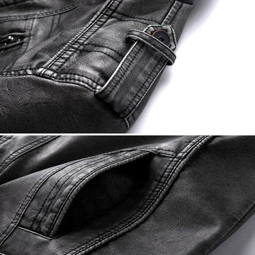 Klassische Herren Lederjacke