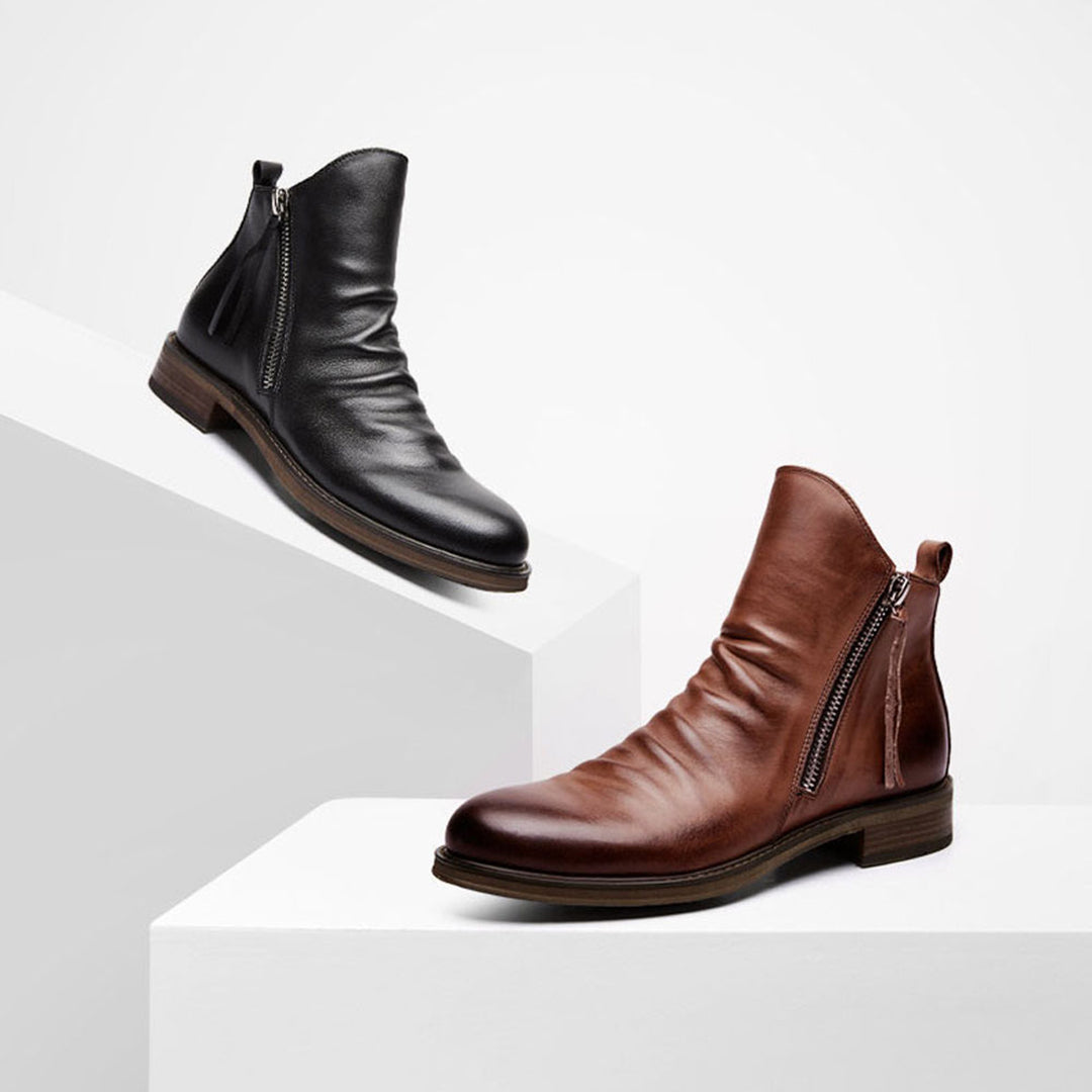 Lässige Herbst Stilvolle Stiefel mit Reißverschluss für Männer