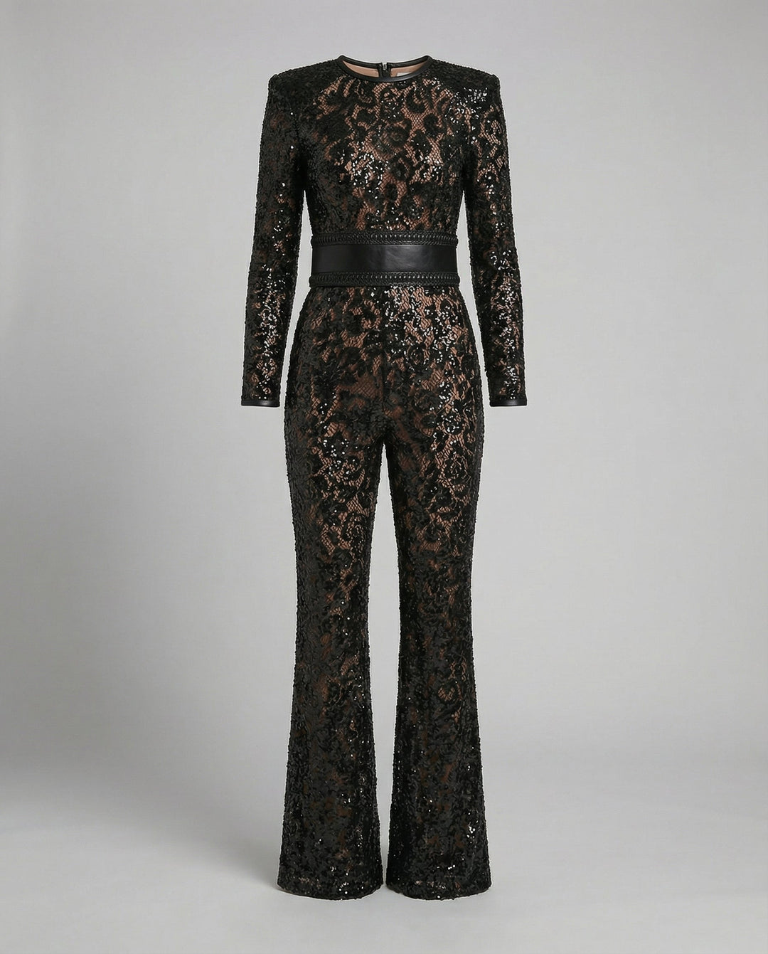 Eleganter Spitzen Overall Damen