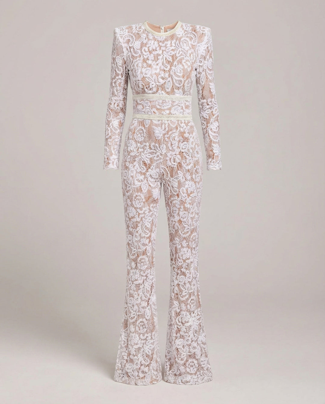 Eleganter Spitzen Overall Damen