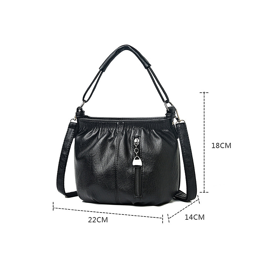 Nord Taschen | Ledertasche mit Reißverschluss