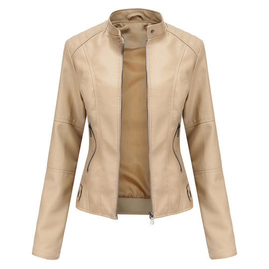 Zeitlose Lederjacke für Frauen