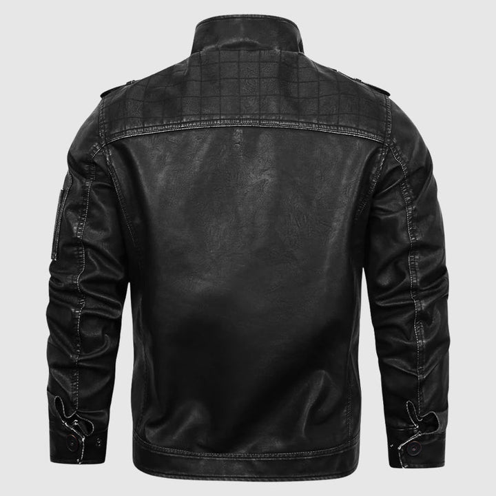 Biker Streetwear Lederjacke