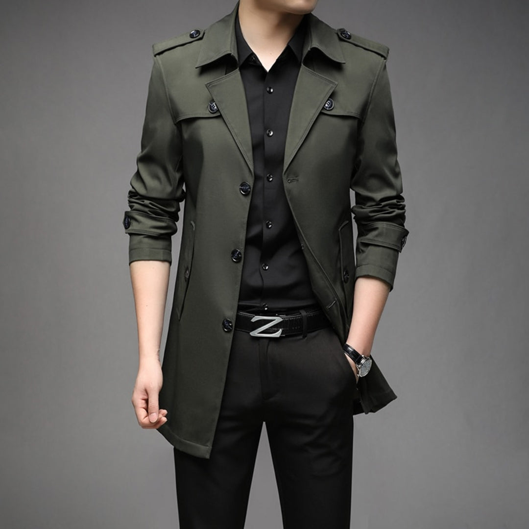 Herren Stilvoller Trenchcoat - Wasserdicht & Winddicht - Vittorelli