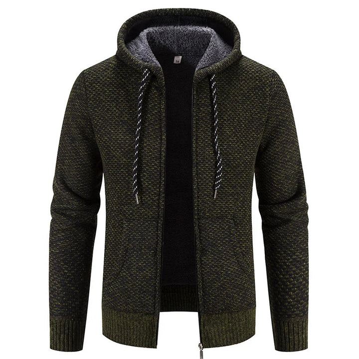 Nord Taschen - Lässige Herbst Strickjacke mit Kapuze für Männer