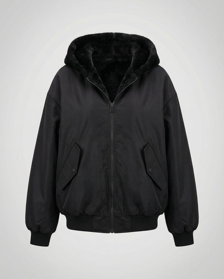 Wendbare Oversize Winterjacke