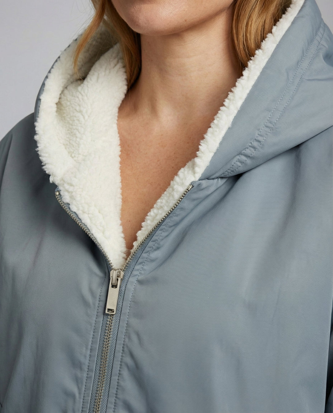 Wendbare Oversize Winterjacke