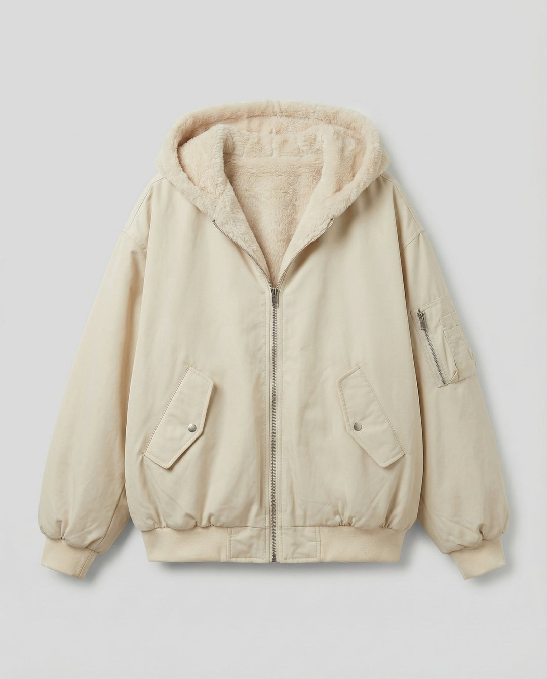 Wendbare Oversize Winterjacke