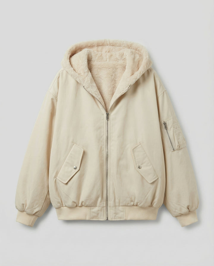 Wendbare Oversize Winterjacke