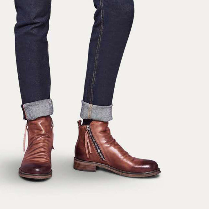Lässige Herbst Stilvolle Stiefel mit Reißverschluss für Männer