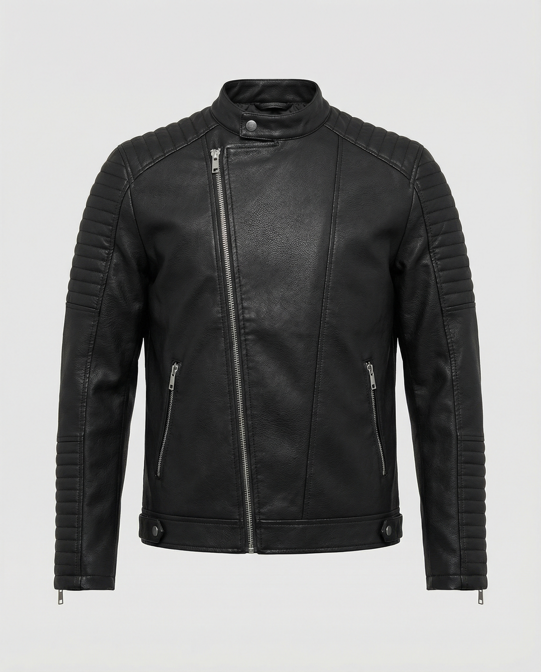 Elegante Taillierte Lederjacke Damen