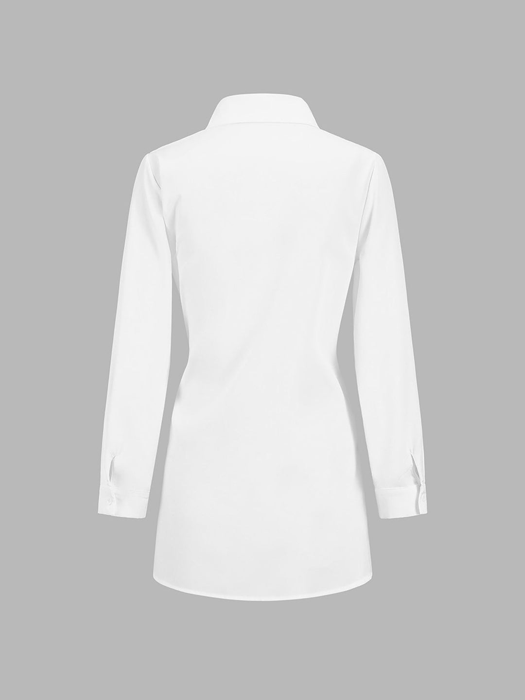 Hemd mit BindNord Taschenand in Der Taille Baumwollmischung Elegant und Zeitlos
