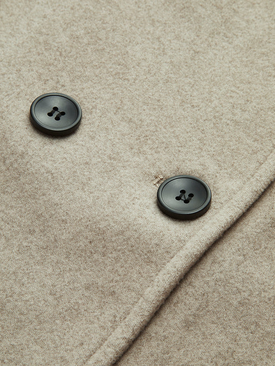 Damen Doppeltknopf Peacoat