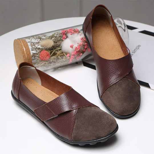 Bequeme loafer aus leder