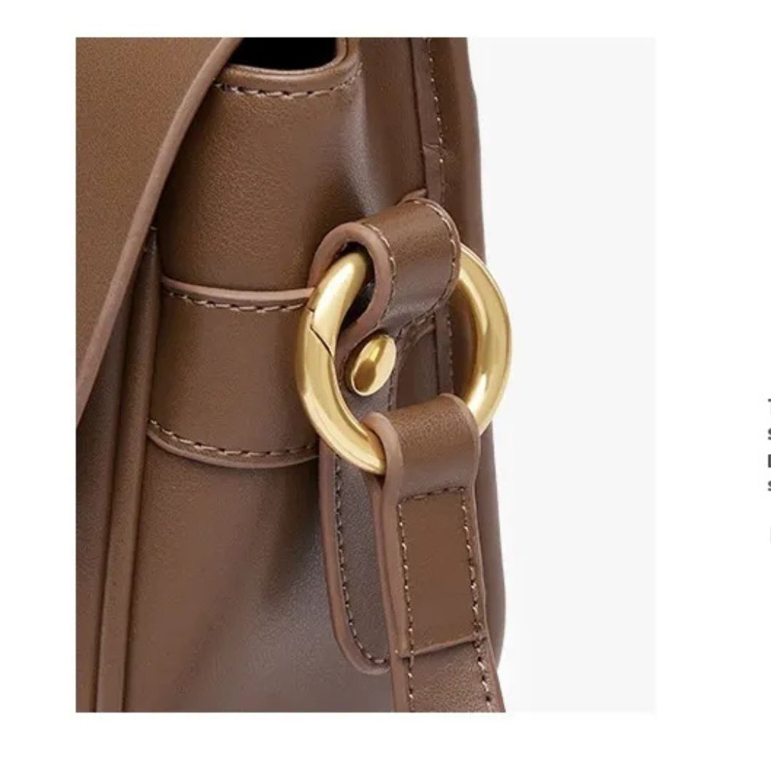 Nord Taschen | für Damen - Stilvolle Umhängetasche mit goldener Schnalle und verstellbarem Träger
