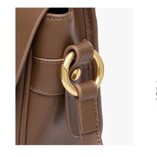 Nord Taschen | für Damen - Stilvolle Umhängetasche mit goldener Schnalle und verstellbarem Träger