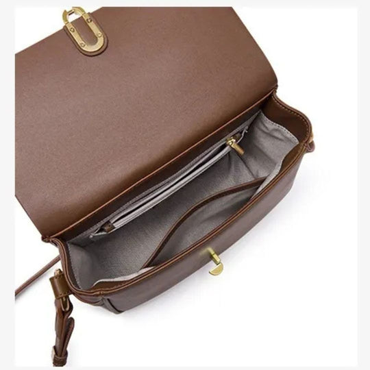 Nord Taschen | für Damen - Stilvolle Umhängetasche mit goldener Schnalle und verstellbarem Träger