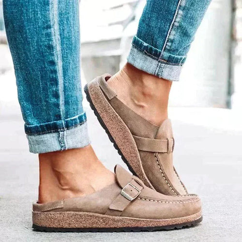 Lässige schlupfschuhe