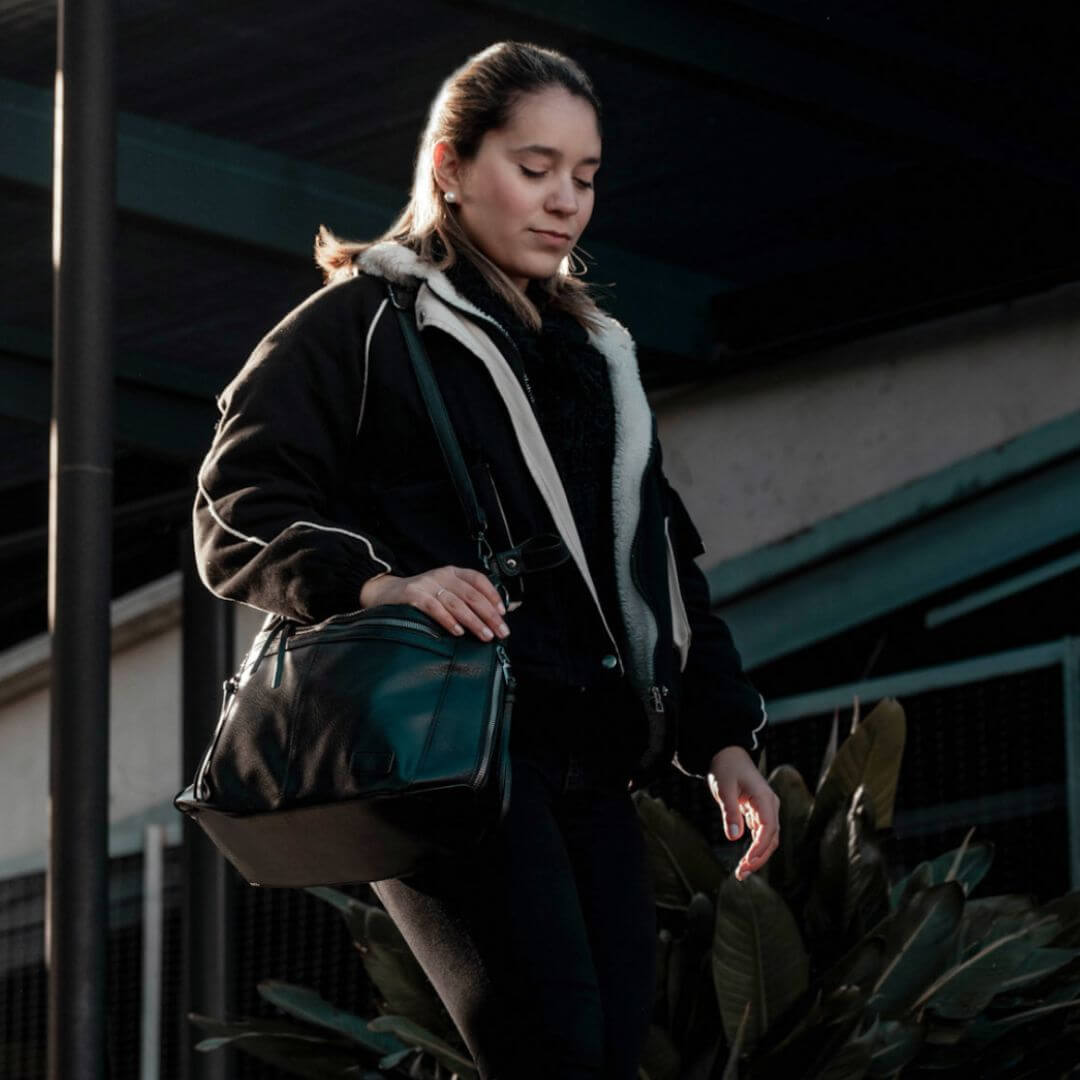 Nord Taschen | Elegante Reißverschlusstasche - Schultertasche