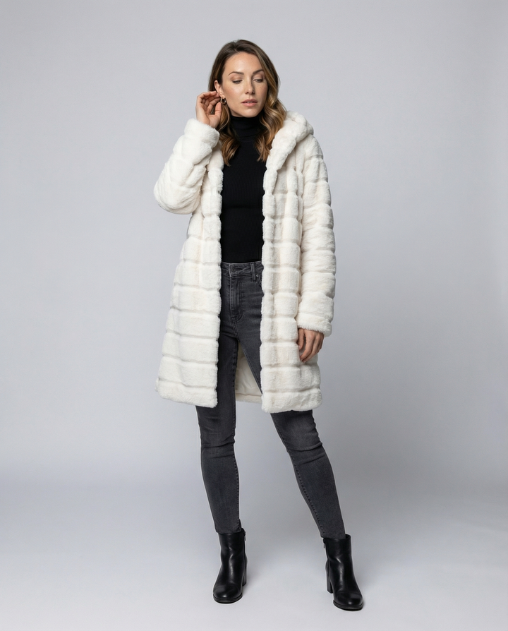Elegante Fleece Winterjacke Damen