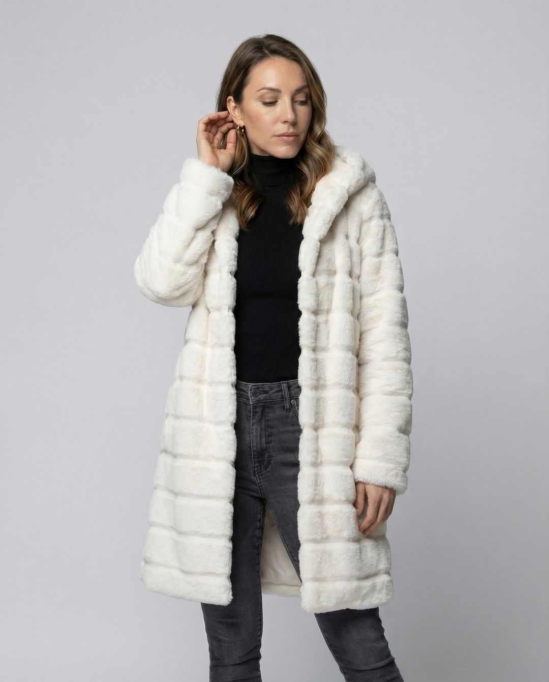Elegante Fleece Winterjacke Damen