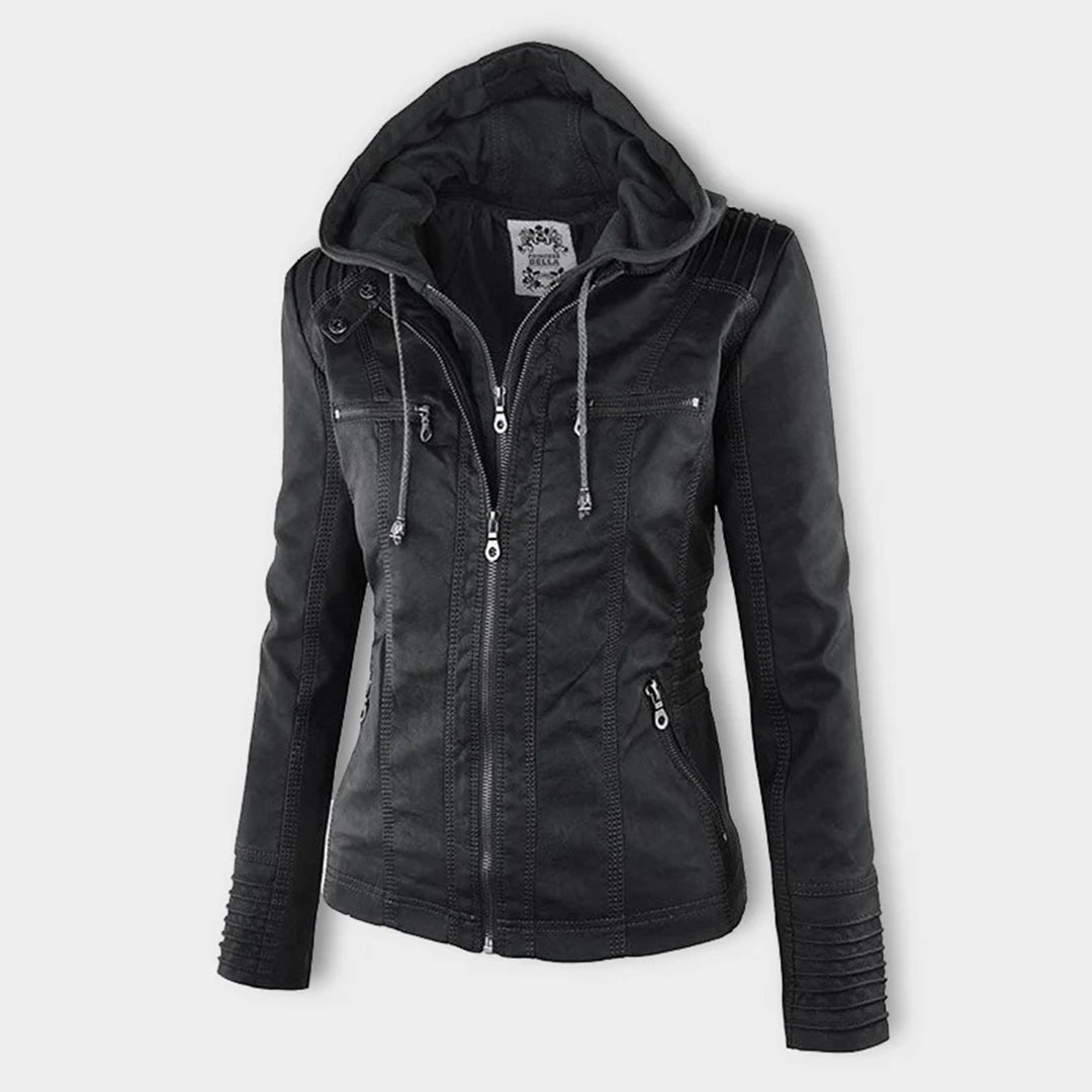 Elegante Lederjacke für Frauen