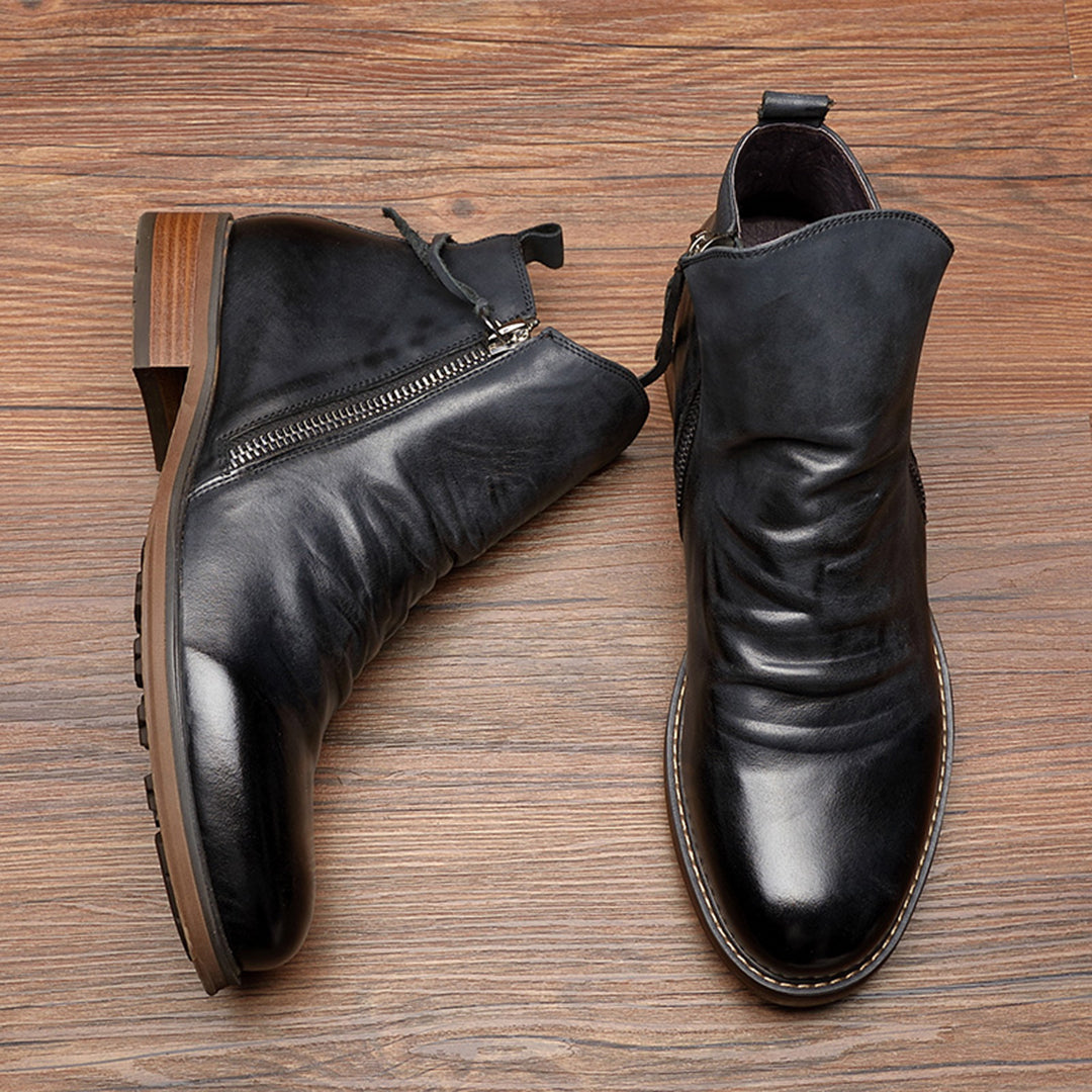Lässige Herbst Stilvolle Stiefel mit Reißverschluss für Männer
