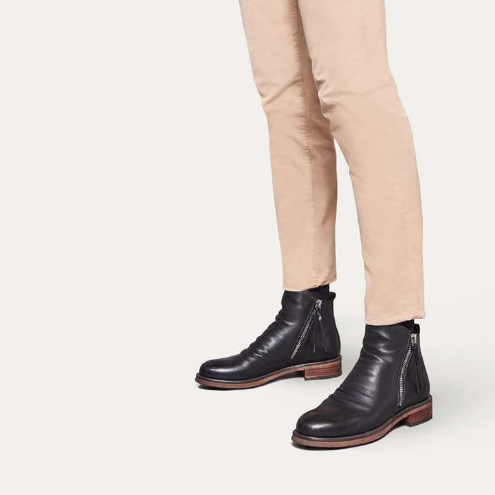 Lässige Herbst Stilvolle Stiefel mit Reißverschluss für Männer