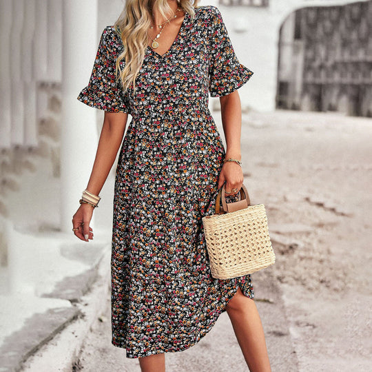 GNord Taschenlümtes Sommerkleid