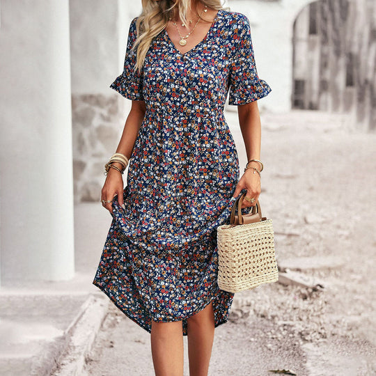 GNord Taschenlümtes Sommerkleid