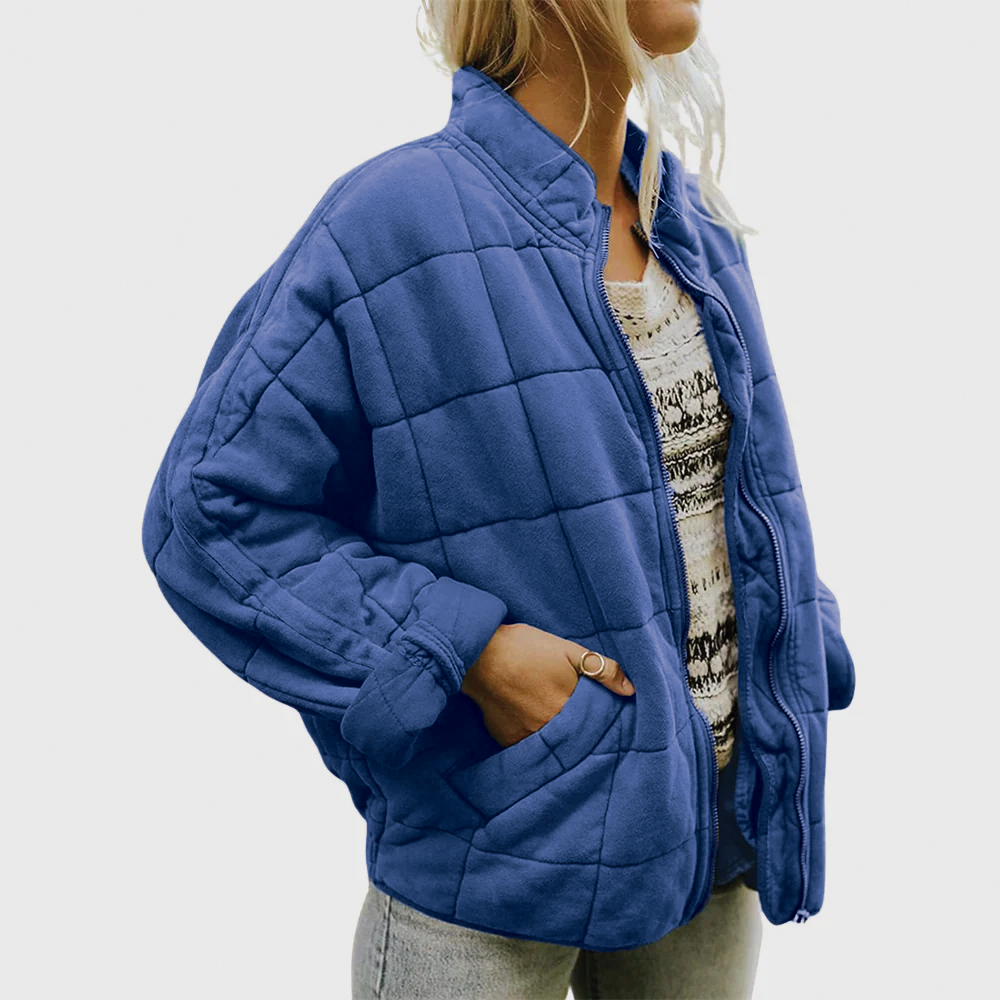 Gestepptes Zip-Jackett