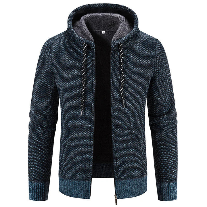 Nord Taschen - Lässige Herbst Strickjacke mit Kapuze für Männer