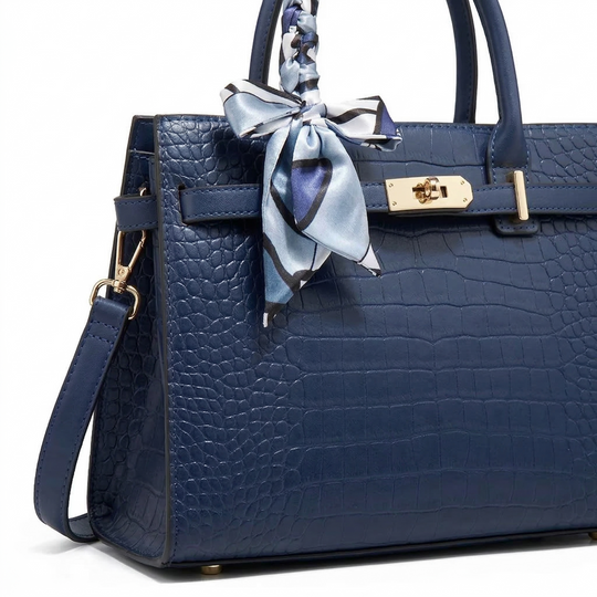 Nord Taschen | Krokodil Prägung Top Handle Schultertasche
