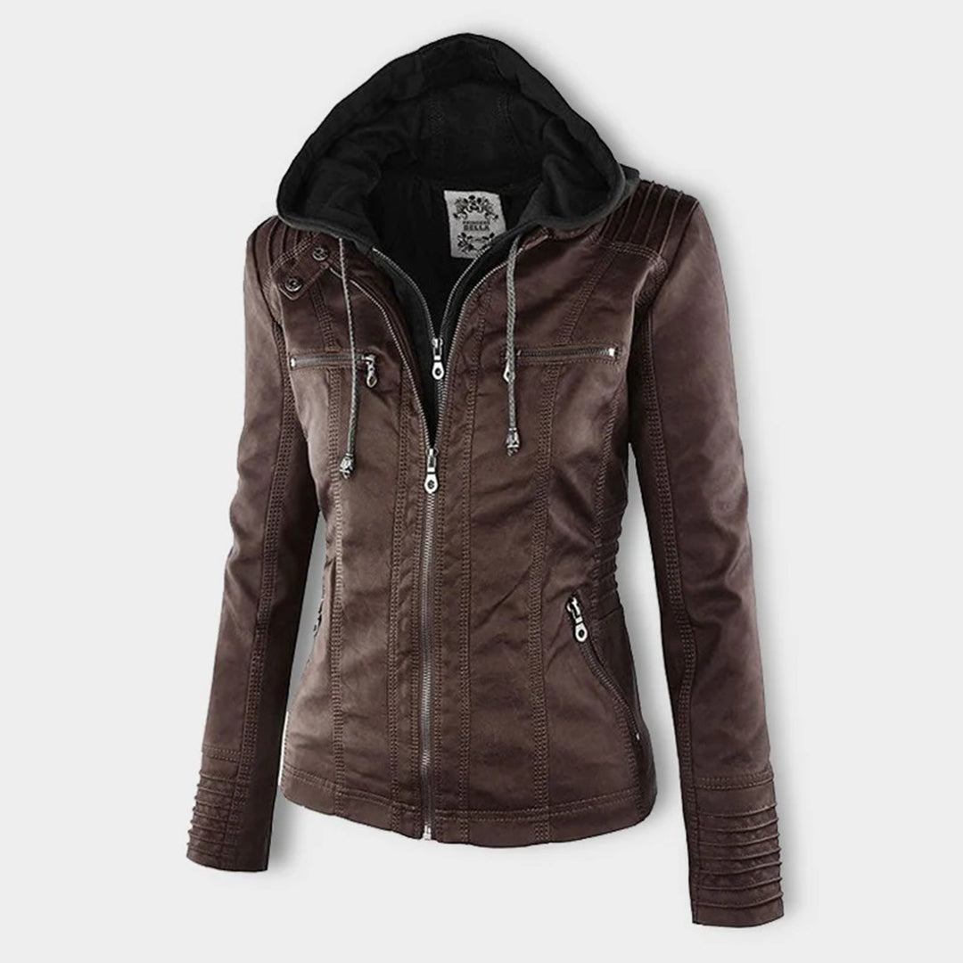 Elegante Lederjacke für Frauen