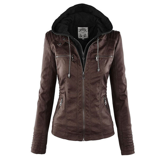 Elegante Lederjacke für Frauen