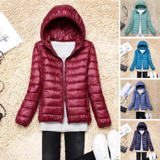 Leichte und praktische Daunenjacke für Frauen
