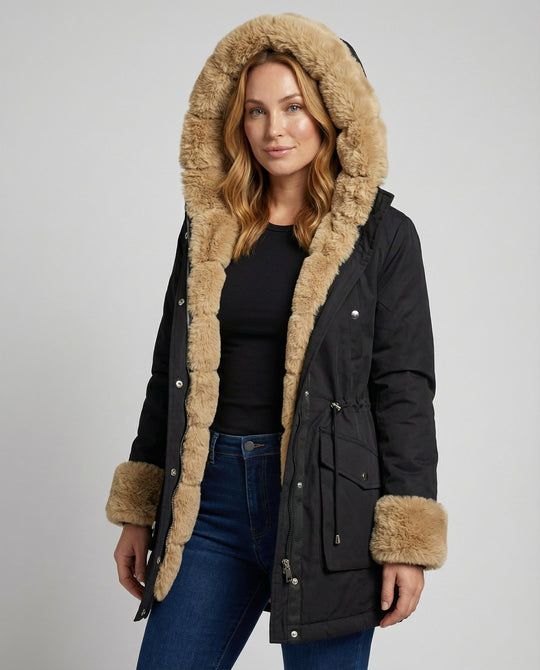 Warme Damen Winterjacke