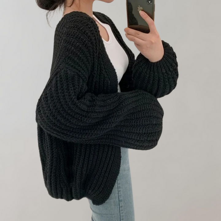Nord Taschen | Bequeme Langärmelige Strickjacke Für Frauen
