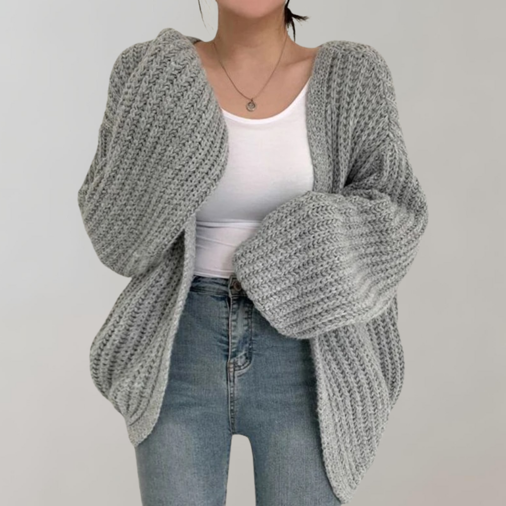 Nord Taschen | Bequeme Langärmelige Strickjacke Für Frauen