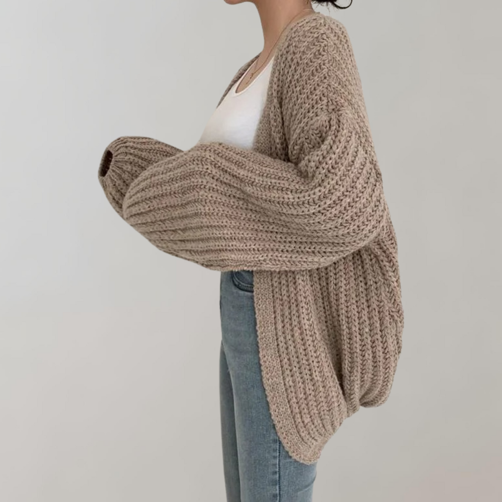 Nord Taschen | Bequeme Langärmelige Strickjacke Für Frauen