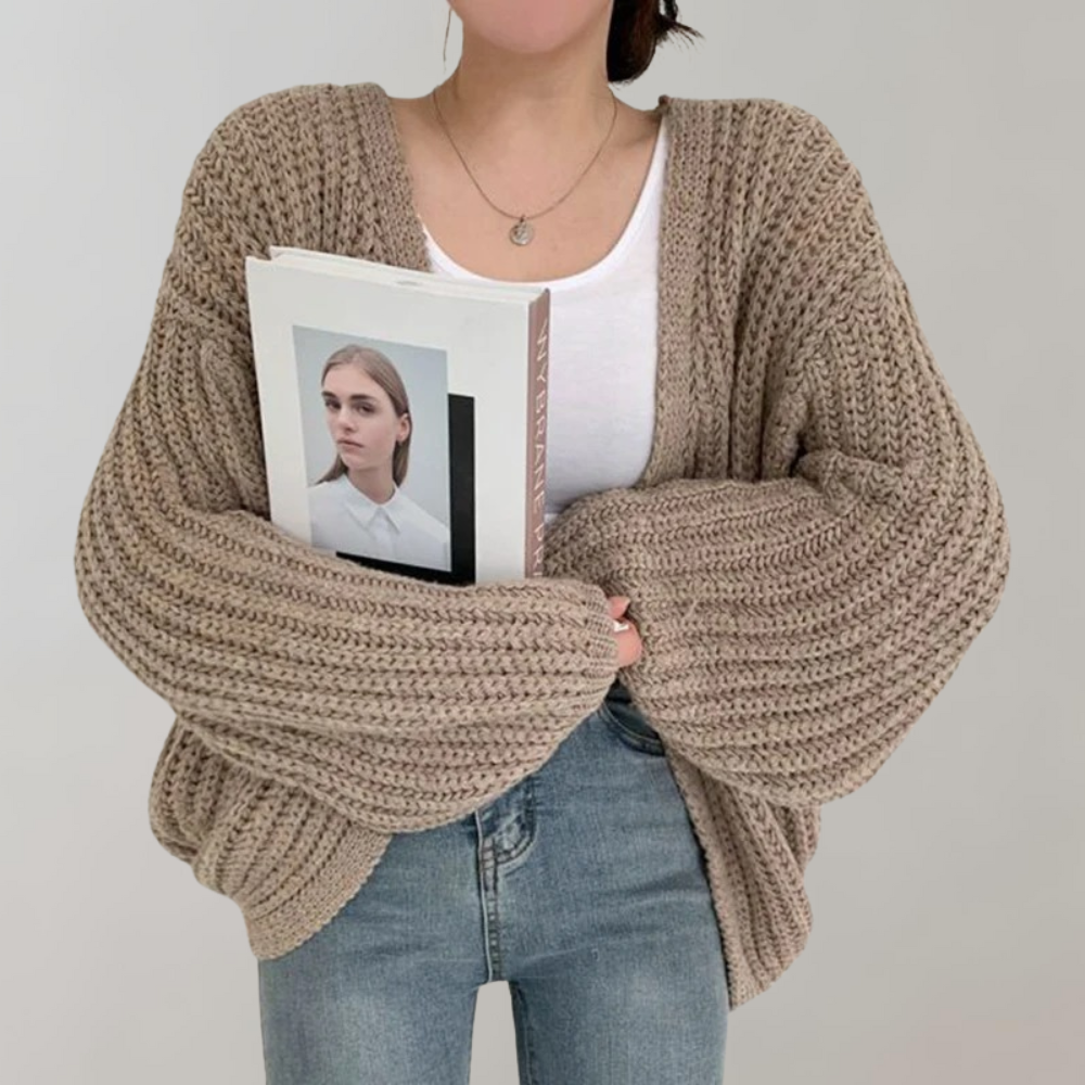 Nord Taschen | Bequeme Langärmelige Strickjacke Für Frauen