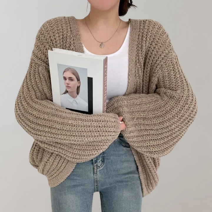 Nord Taschen | Bequeme Langärmelige Strickjacke Für Frauen