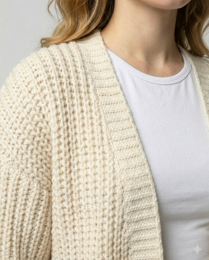 Bequeme Strickjacke Damen Langarm