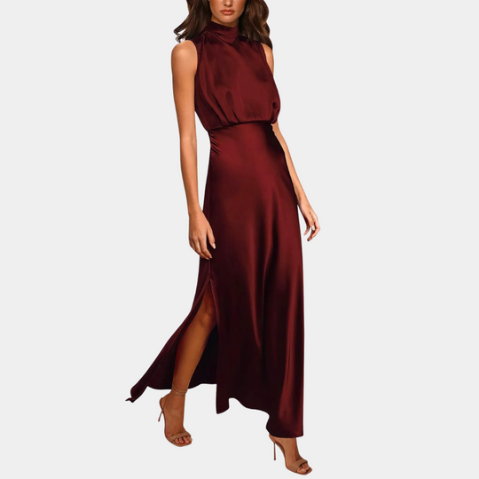 Elegantes Damenkleid Mit Schlitz - Vittorelli
