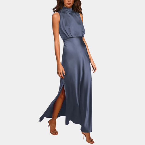Elegantes Damenkleid Mit Schlitz - Vittorelli