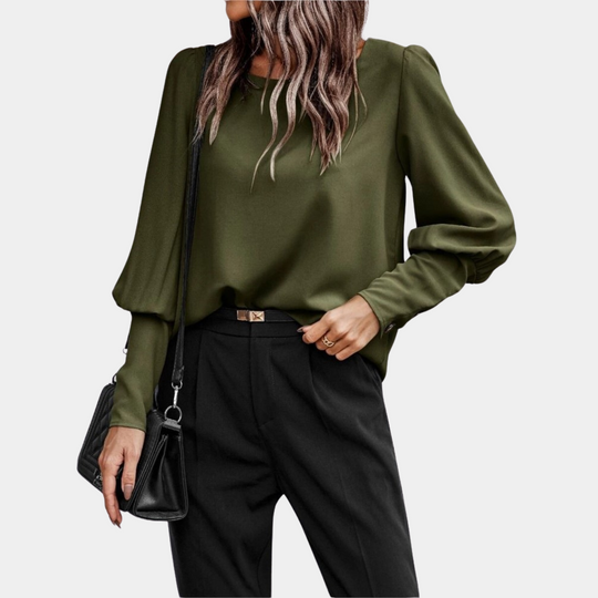 Elegante Bluse mit klassischem Schnitt